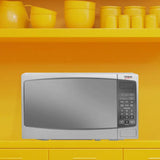 univa 30l electronic microwave, metallic