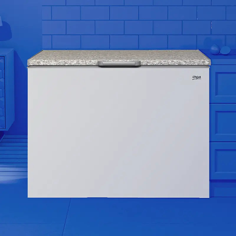 univa 292l chest freezer, multimode, white