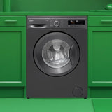 univa 7kg automatic front load washing machine, a+++, graphite grey