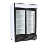 univa 748l sliding doors beverage cooler
