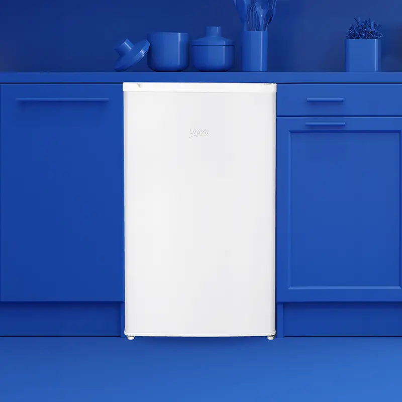 univa 81l bar fridge, white