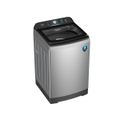 univa 15kg top load washing machine, double inlet, soft closing lid, graphite grey