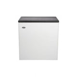 univa 205l gas/electric chest freezer, white