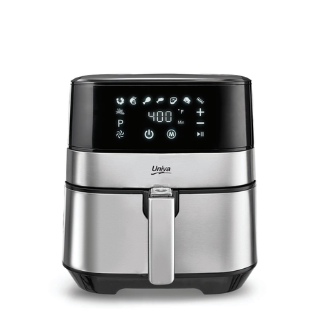 univa 5.7l air fryer, st/st